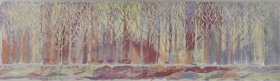Forest Series, Block Print by Judith Hilmer